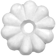 250  Mobile Home RV White 1-1/8" Ceiling Rosette Buttons w/Screws